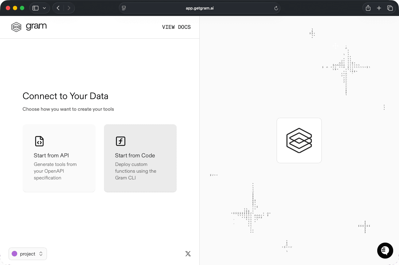 Gram custom server creation with OpenAPI specs or Gram Functions