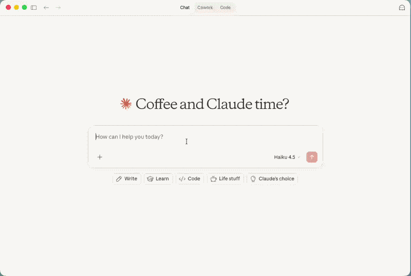 Stock price viewer running inside Claude Desktop